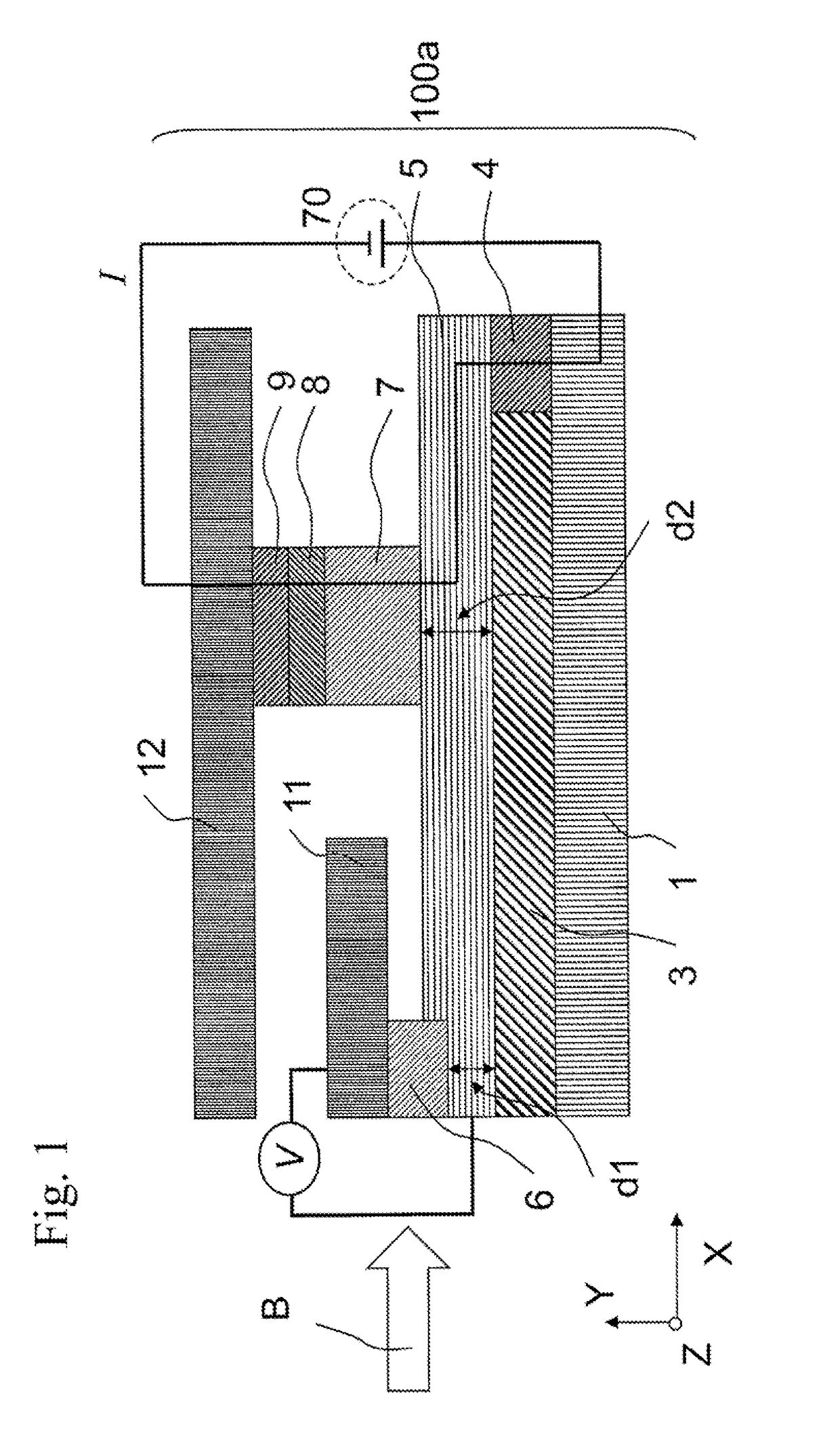 Magnetic sensor, magnetic head, and biomagnetic sensor