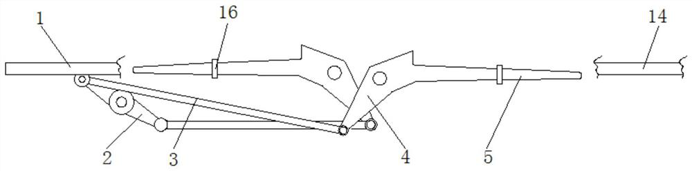 Mechanical transmission based steel plate smelting conveying and reversing device