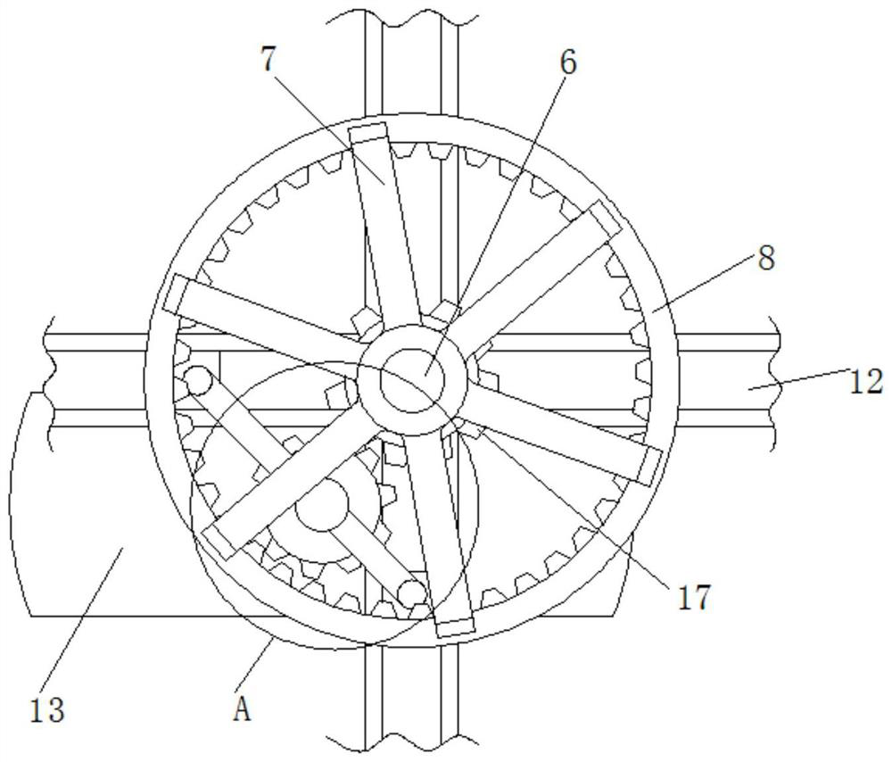 Mechanical transmission based steel plate smelting conveying and reversing device