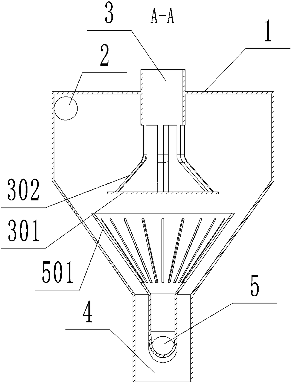 Cyclone separator for starch washing