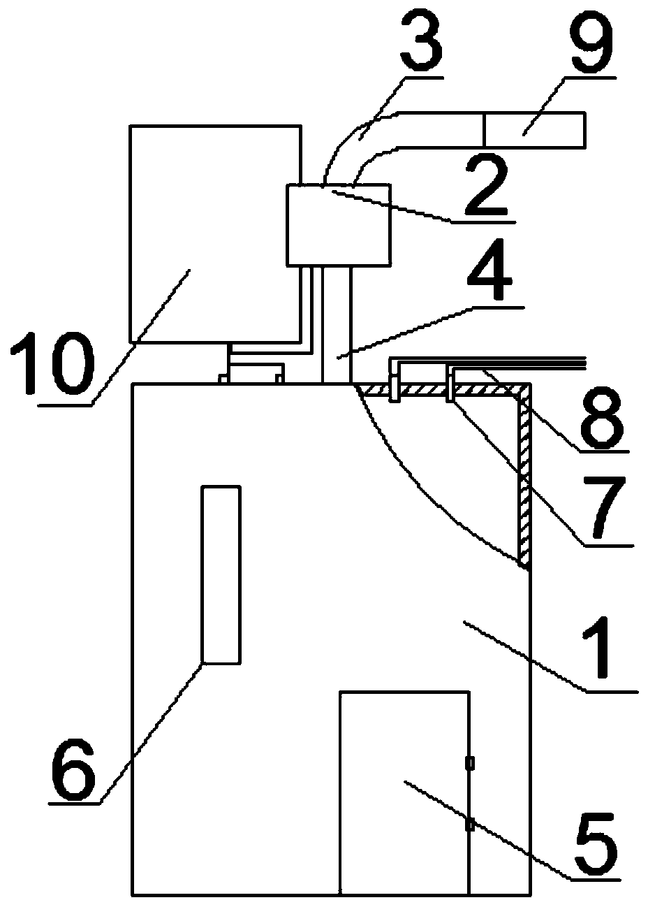 Tailing dust processing device and method for rice processing