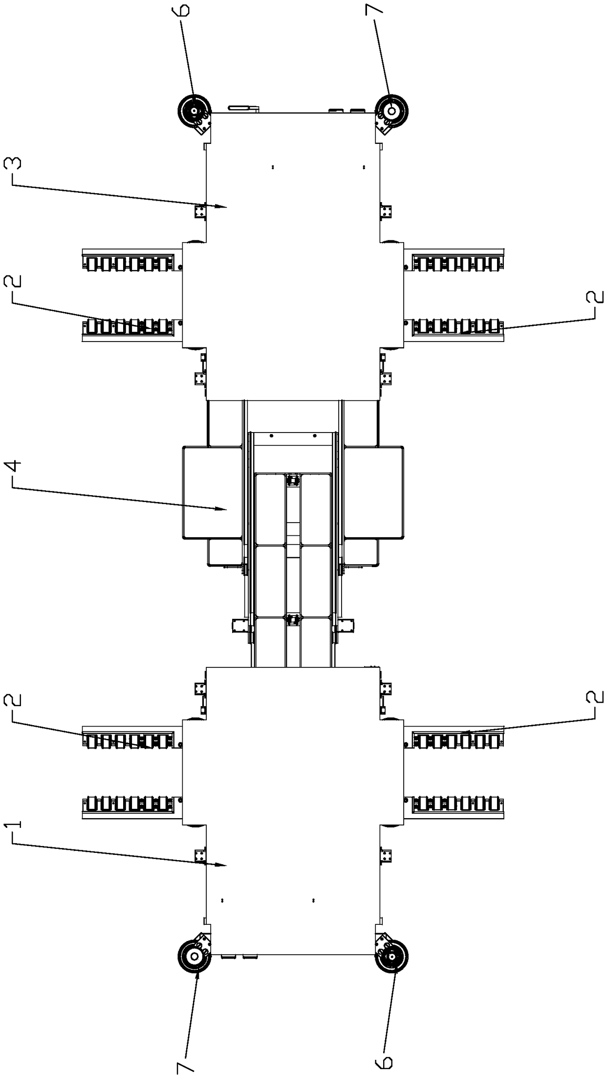 Clamping type parking robot