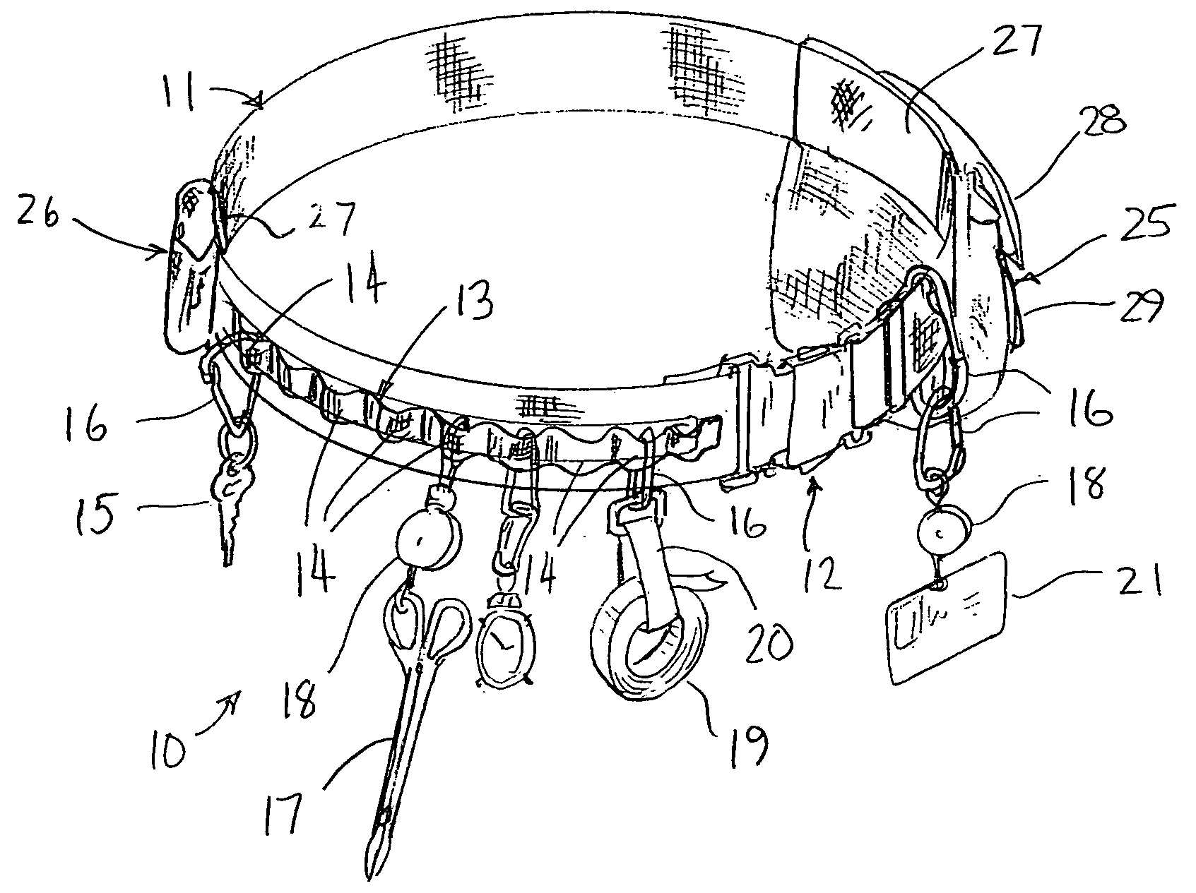 Utility belt for medical personnel