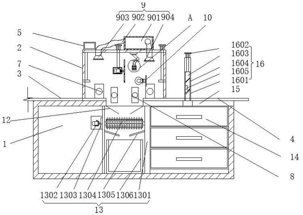 Positioning and cutting device for fabricated steel structure construction