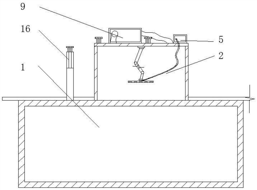 Positioning and cutting device for fabricated steel structure construction