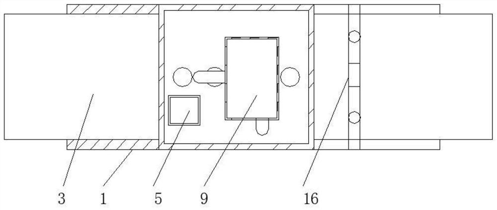 Positioning and cutting device for fabricated steel structure construction