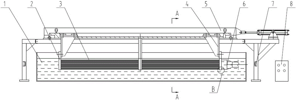 Method for pickling inner and outer surfaces of pipe