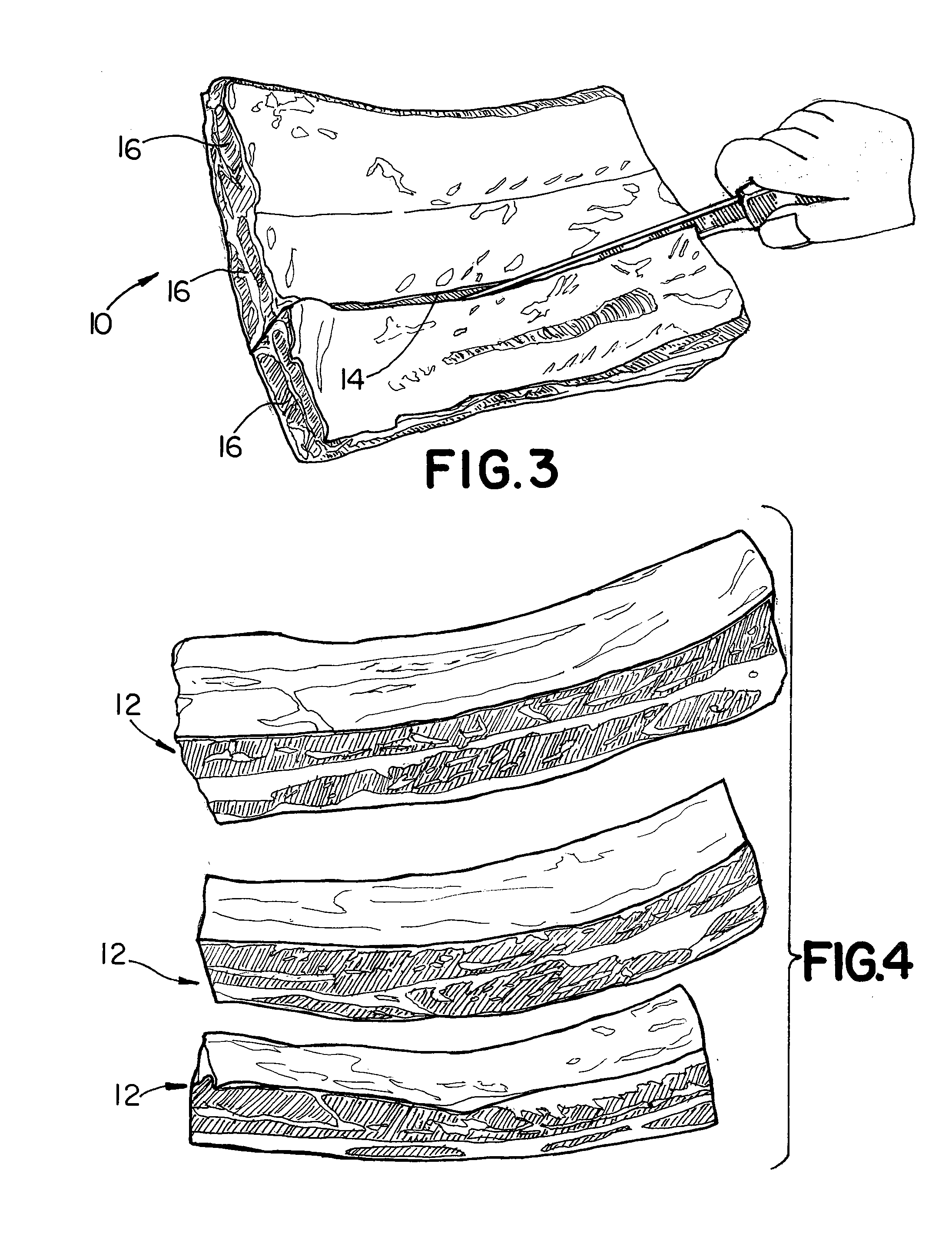 Method of cutting beef short ribs and beef products produced by the method