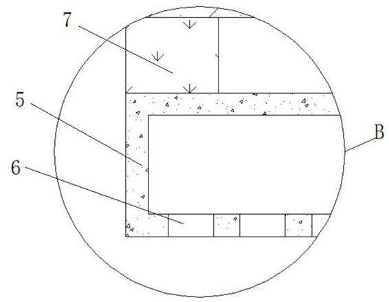 Waste gas treatment device for gas-steam boiler