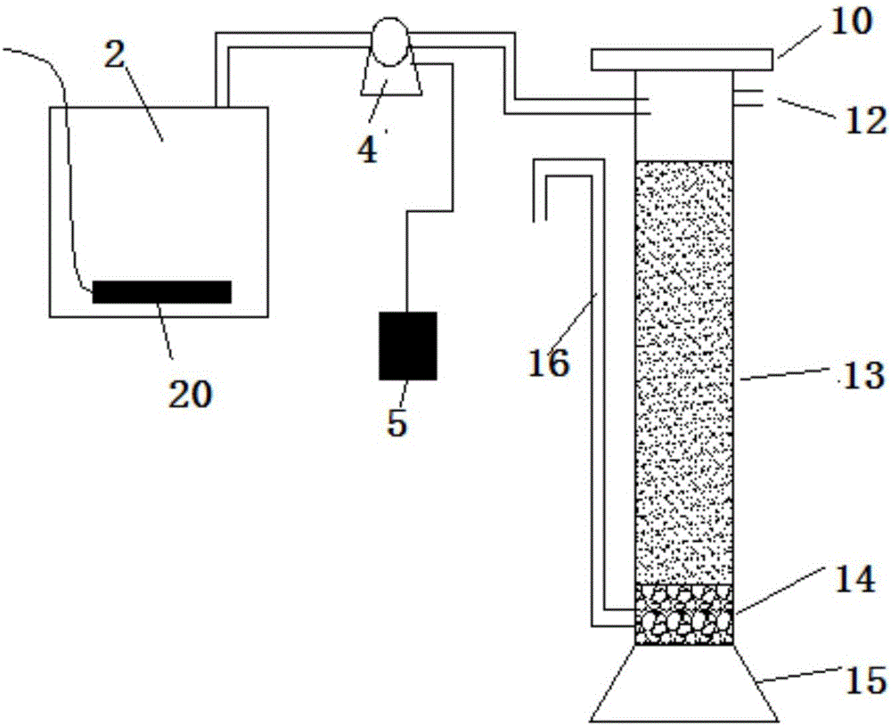 Two-stage constructed rapid infiltration system based on anaerobic ammonia oxidation and starting method thereof