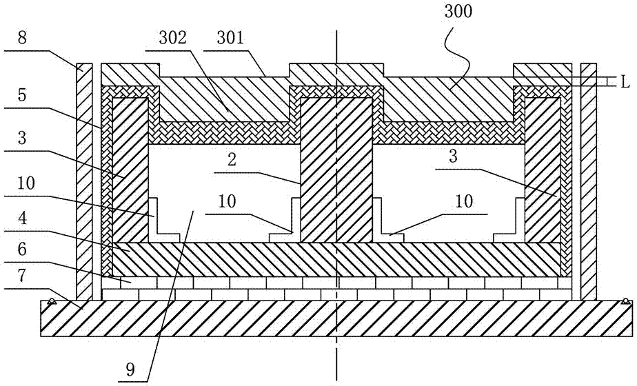 Cathode magnetic control sputtering target device