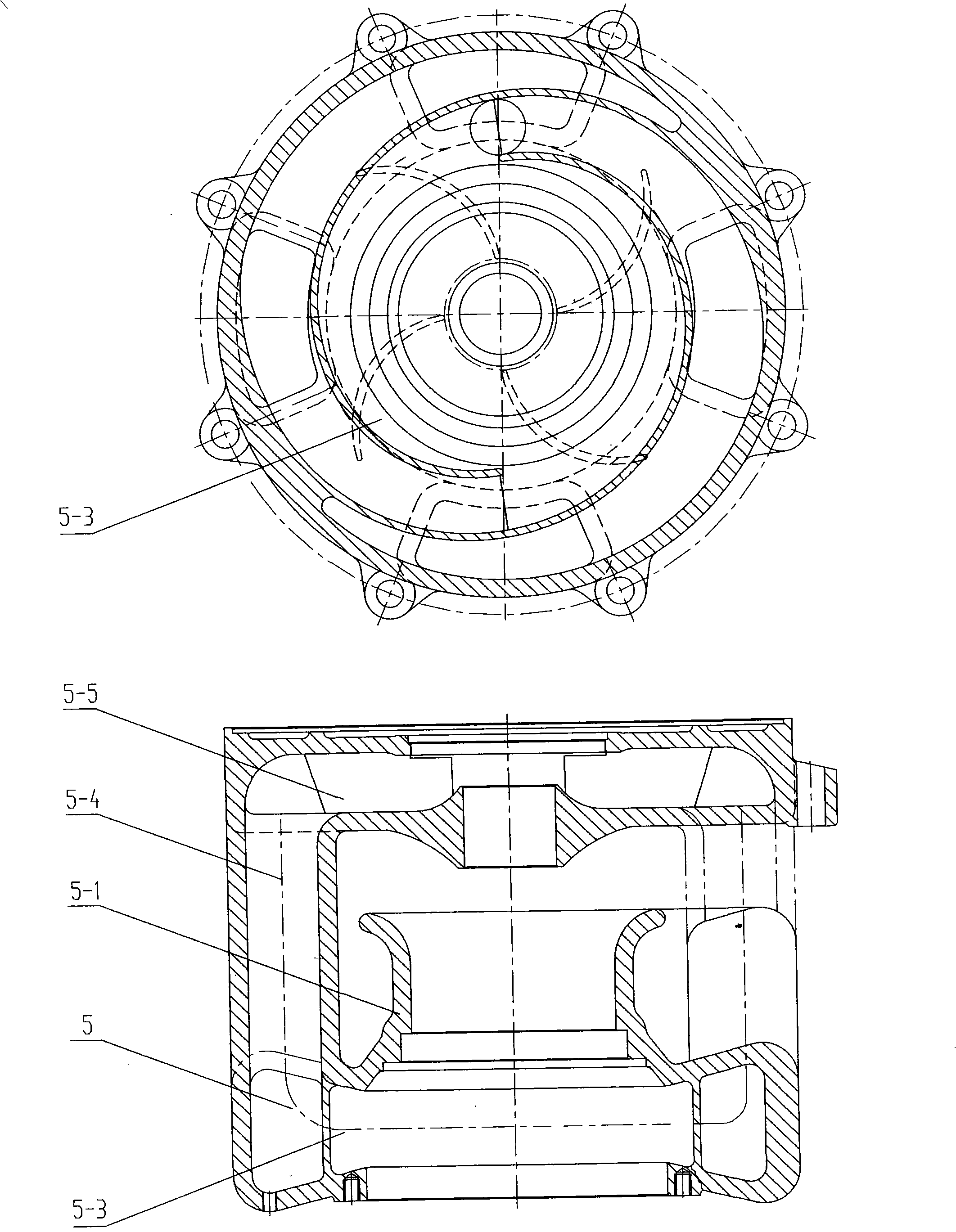 Vertical type multilevel barrel bag pump