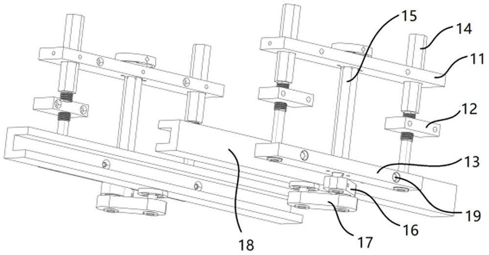 A device for adjusting the distance between the carrier tape and the anode