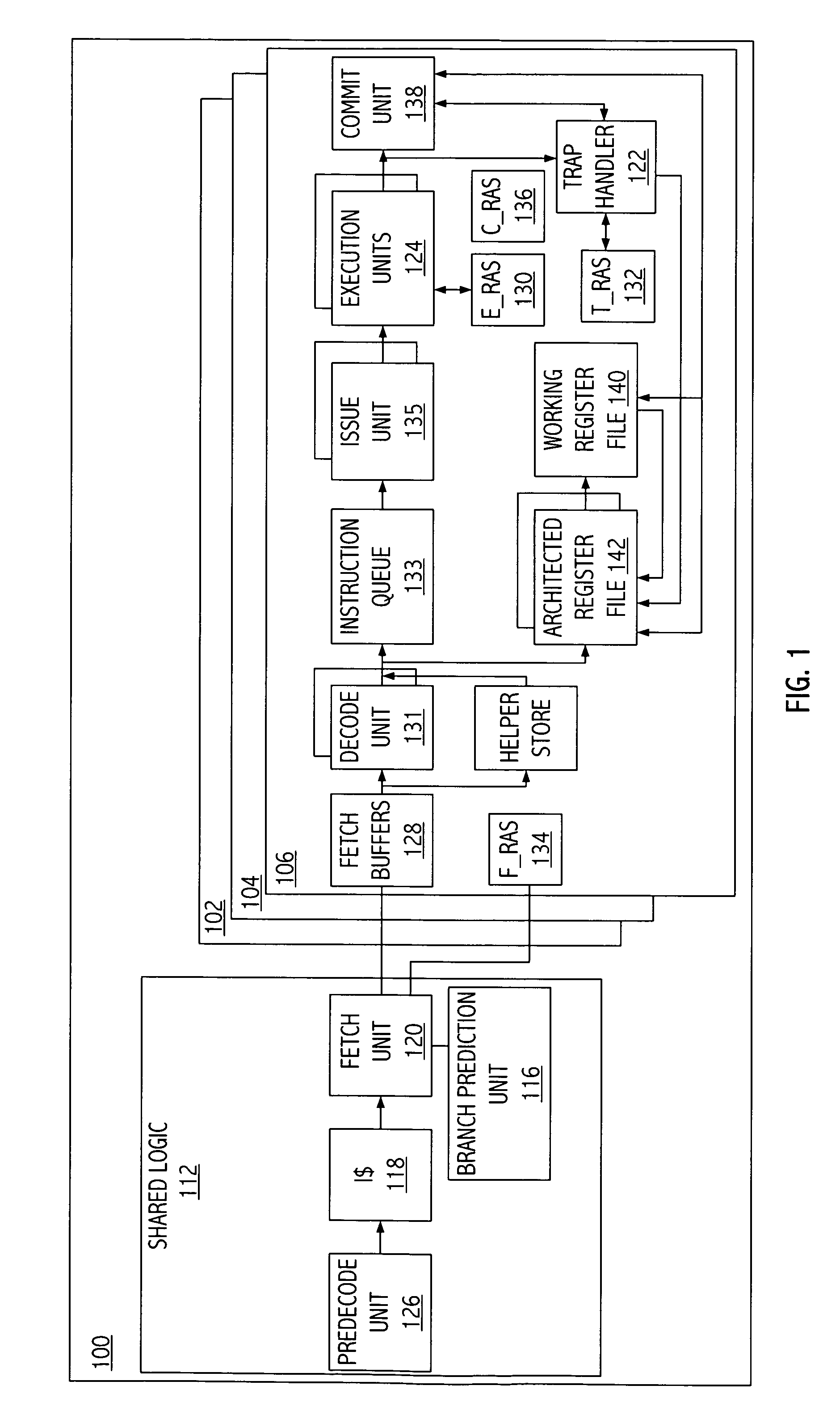 Mechanism for hardware tracking of return address after tail call elimination of return-type instruction