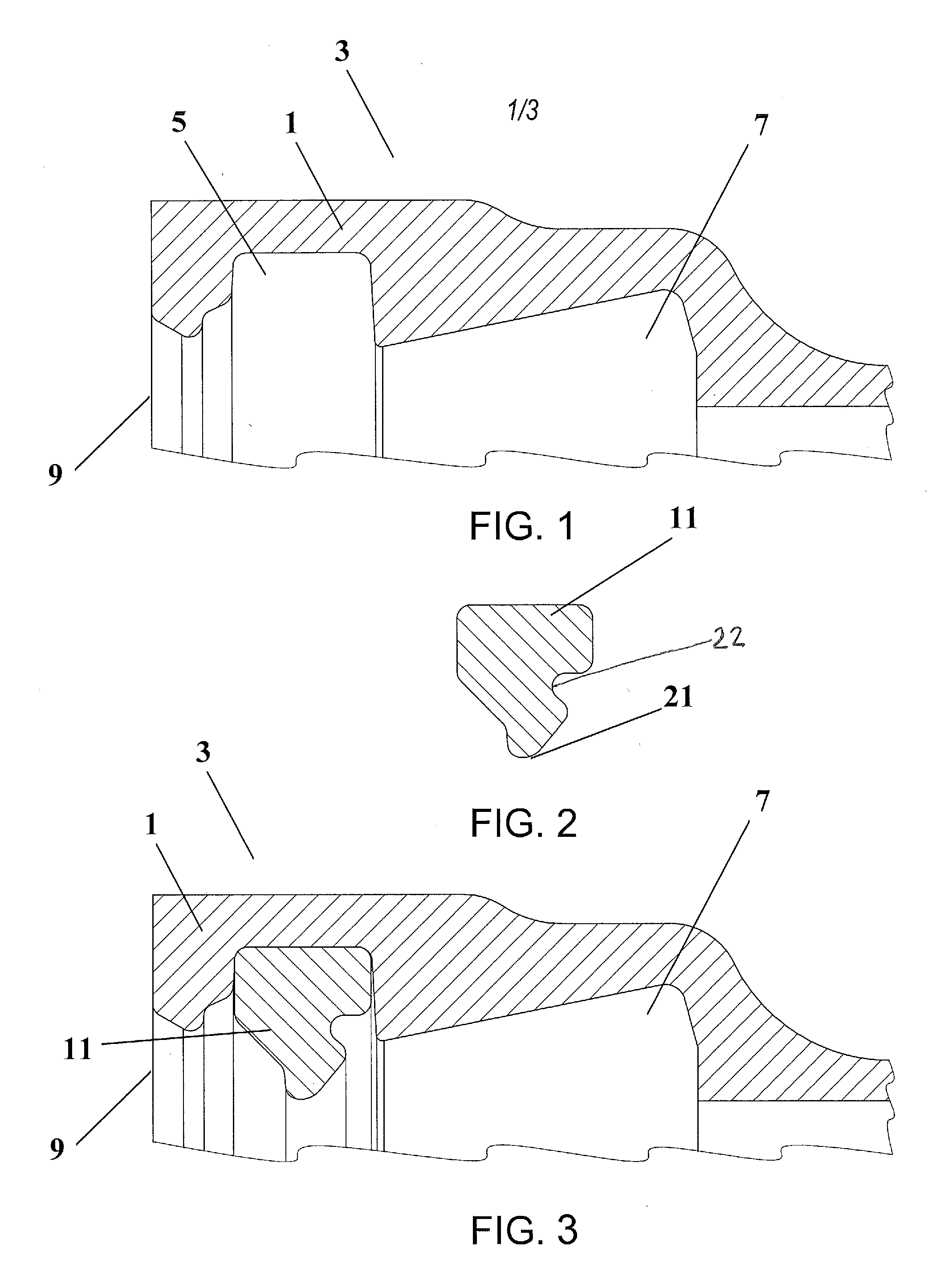 High deflection unrestrained pipe joint