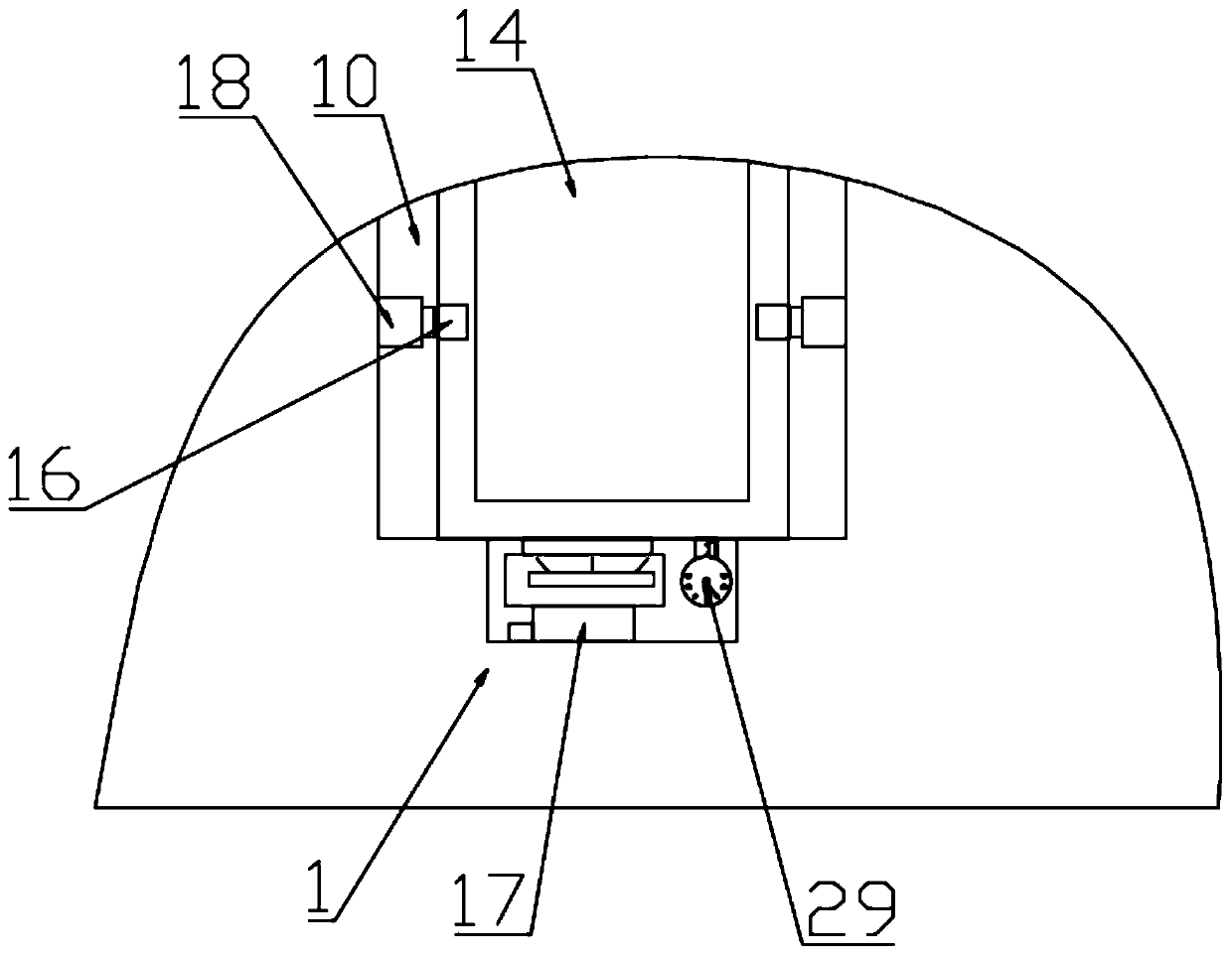 Construction site lighting device