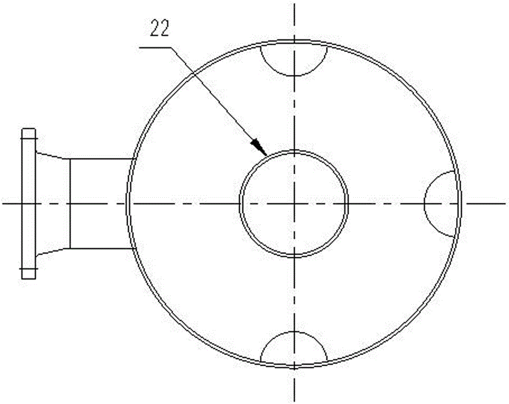 Vertical tube type falling-film evaporator