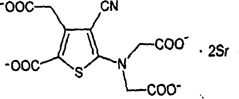 Strontium ranelate dry suspension