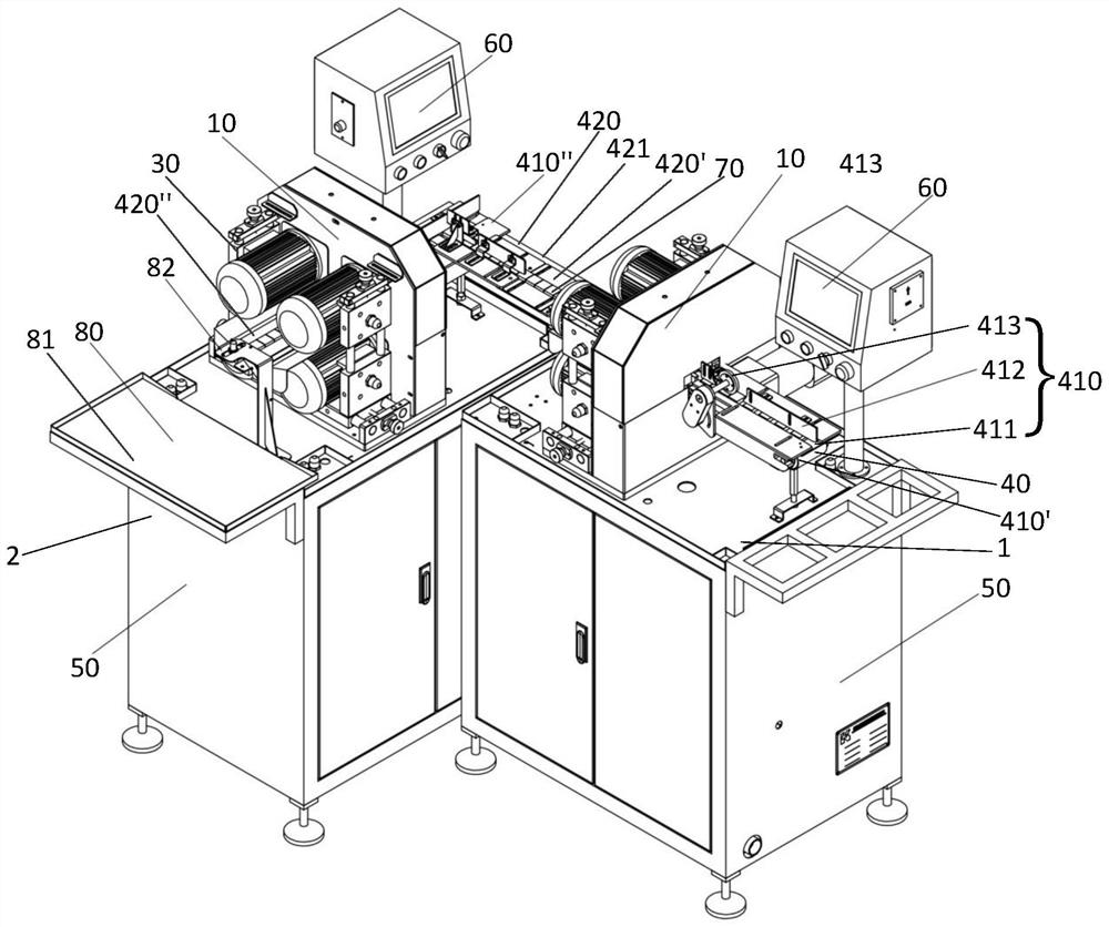 Magnetic material chamfering system and chamfering method