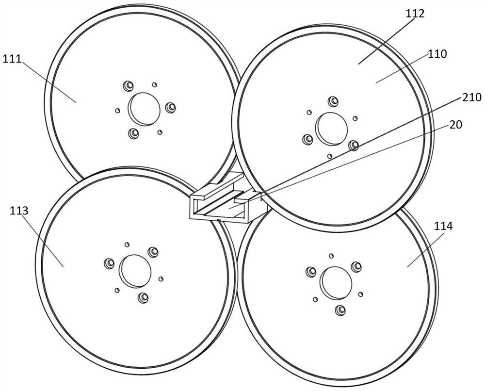 Magnetic material chamfering system and chamfering method