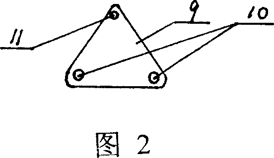 Filter-cloth curved-stretching rapping mechanism of pressure filter and rapping method