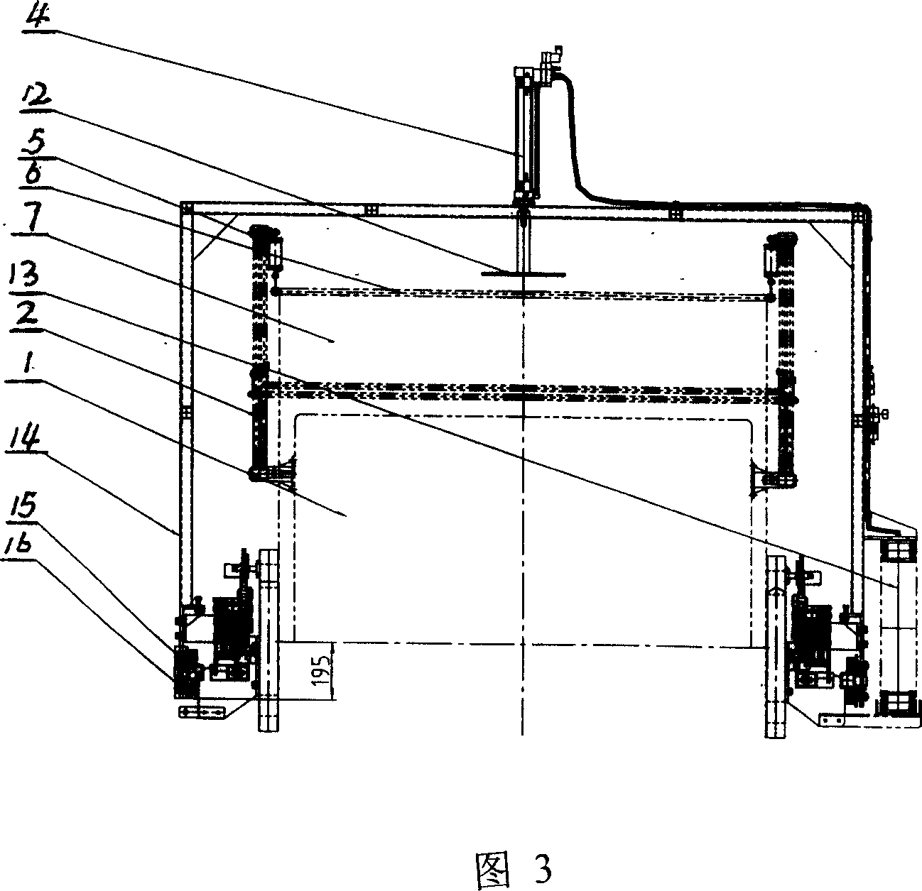 Filter-cloth curved-stretching rapping mechanism of pressure filter and rapping method