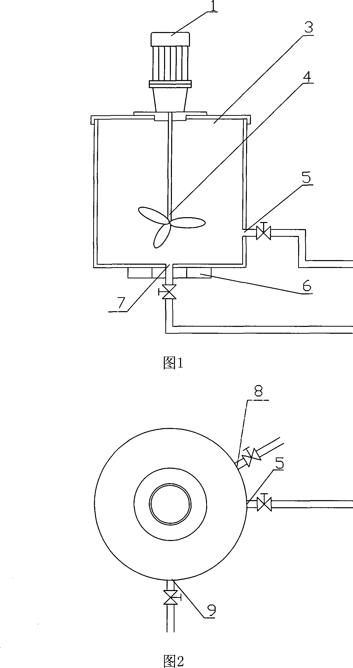 External special-purpose stirring segregator of abrasive particle flow circulating system for grinding and polishing