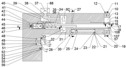 Perforating device capable of adjusting pore size and depth