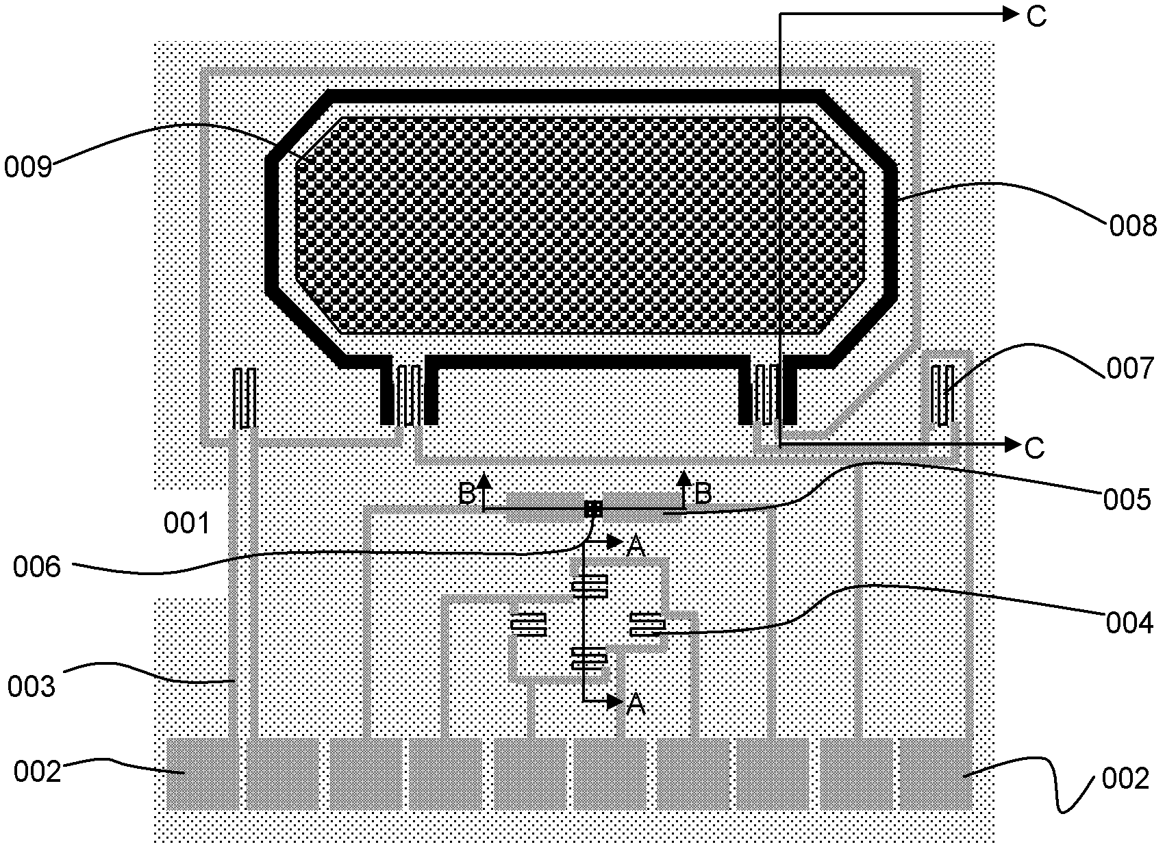 Composite integrated sensor structure and manufacture method thereof