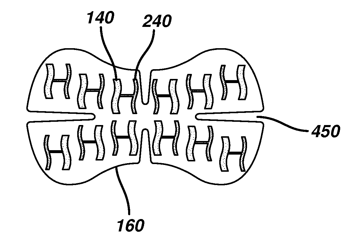 Galvanic skin treatment device