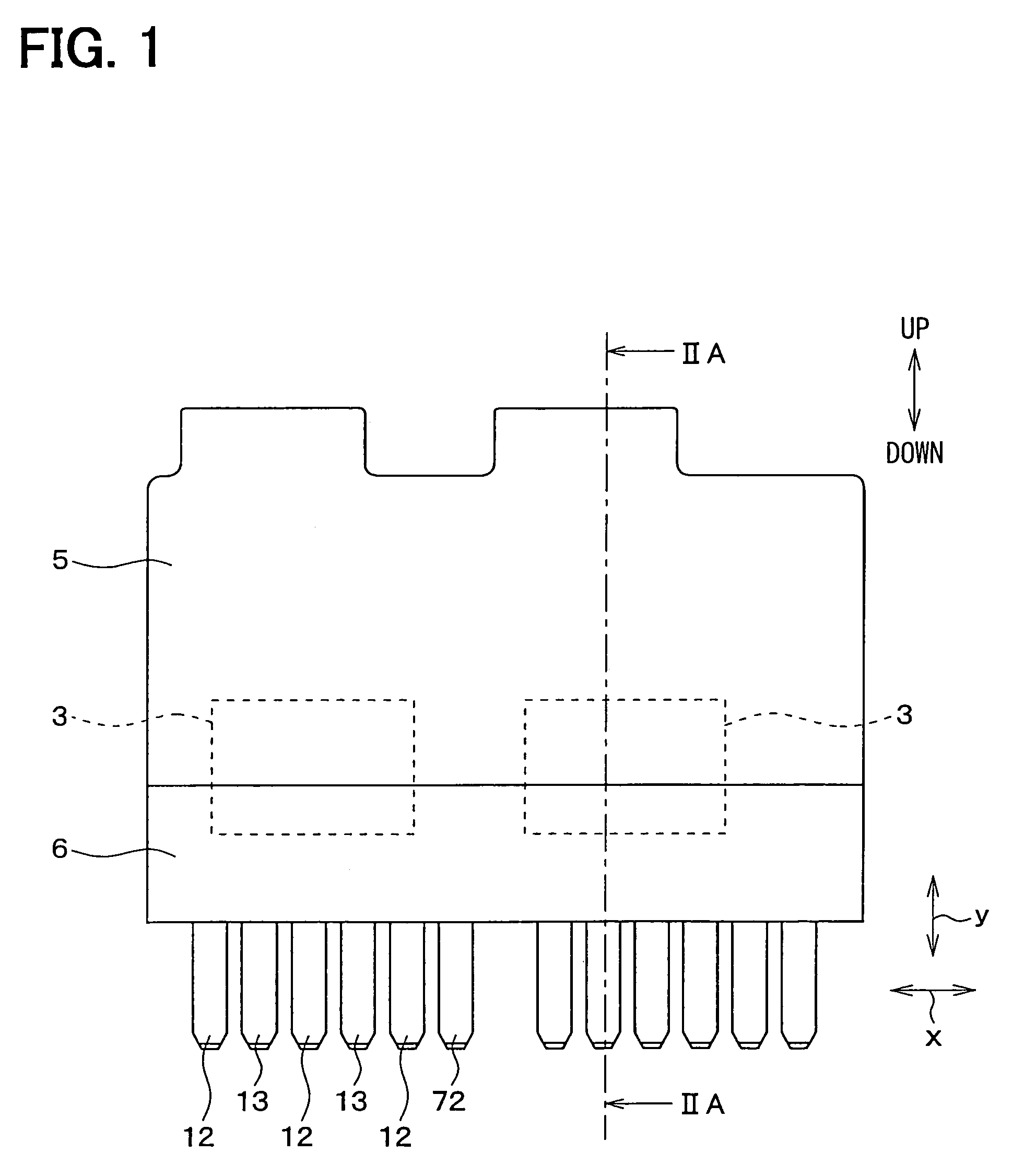 Electric apparatus having plural electric parts