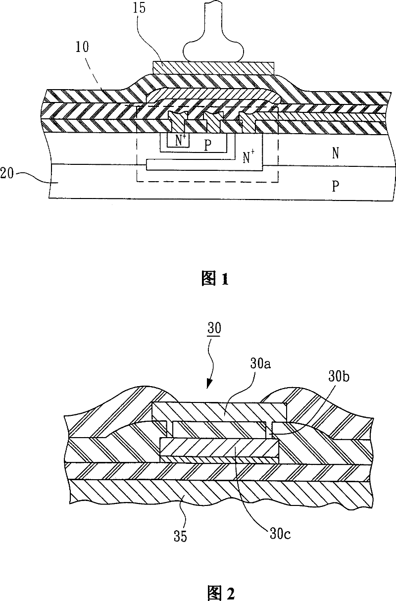 Structure of pad in IC and its formation process