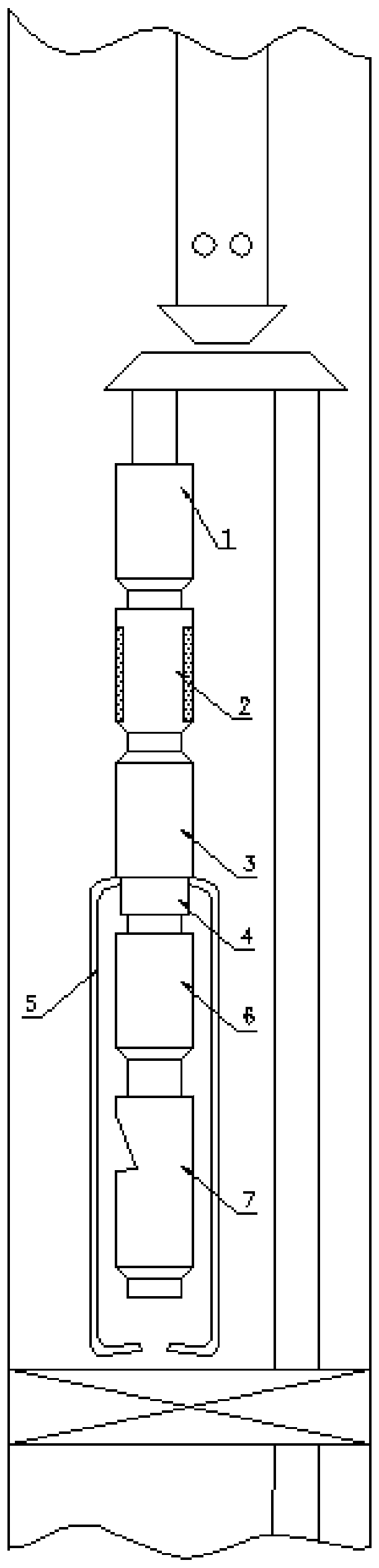 A cooling device for downhole submersible motor