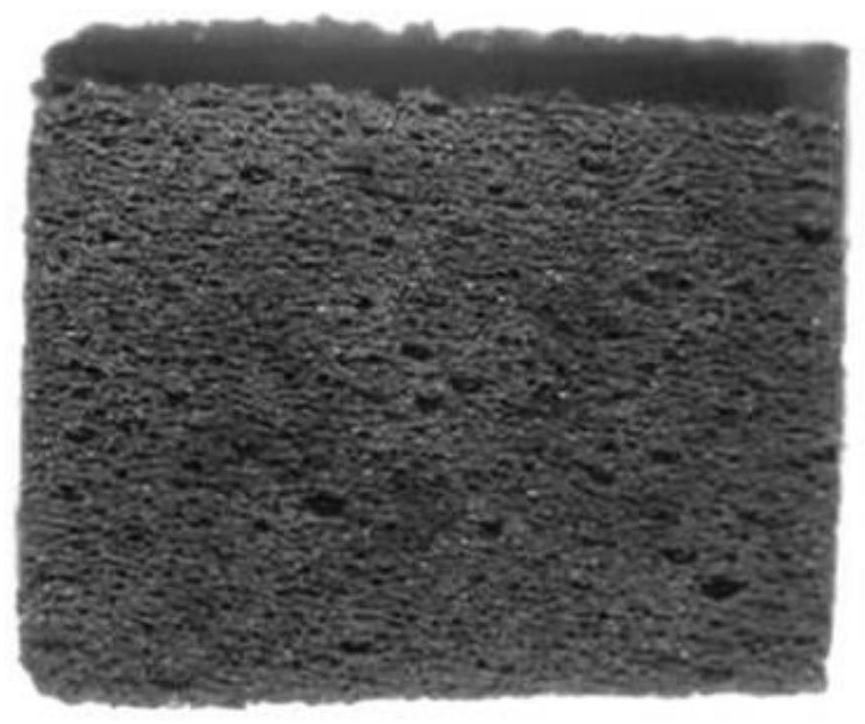 Hollow foam autocatalytic electrode and preparation method thereof