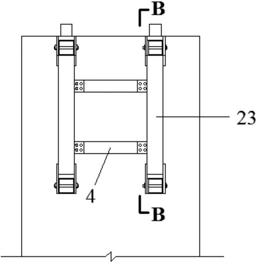 Horizontal and vertical multi-dimensional vibration isolation and energy consumption system of prefabricated assembling type cantilever framework