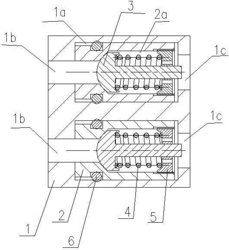 Parallel type low-slope pressure character pressure adjusting device of fuel pump