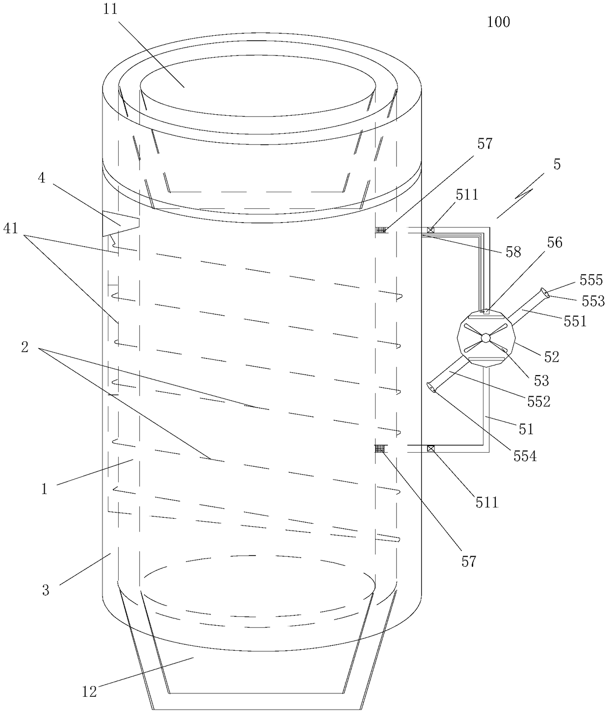 Induction heating-type short joint of marine riser used for prevention and control of hydrates during deepwater drilling