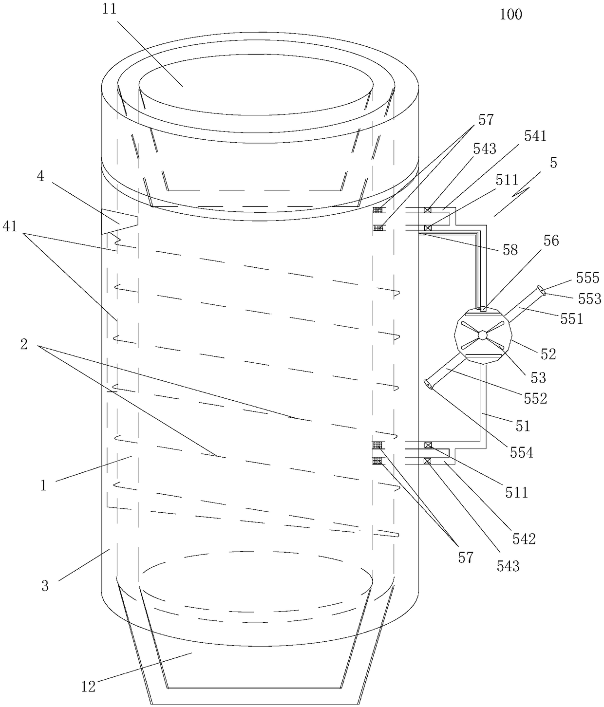 Induction heating-type short joint of marine riser used for prevention and control of hydrates during deepwater drilling