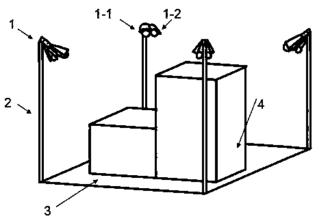 Construction safety monitoring method and device based on machine vision