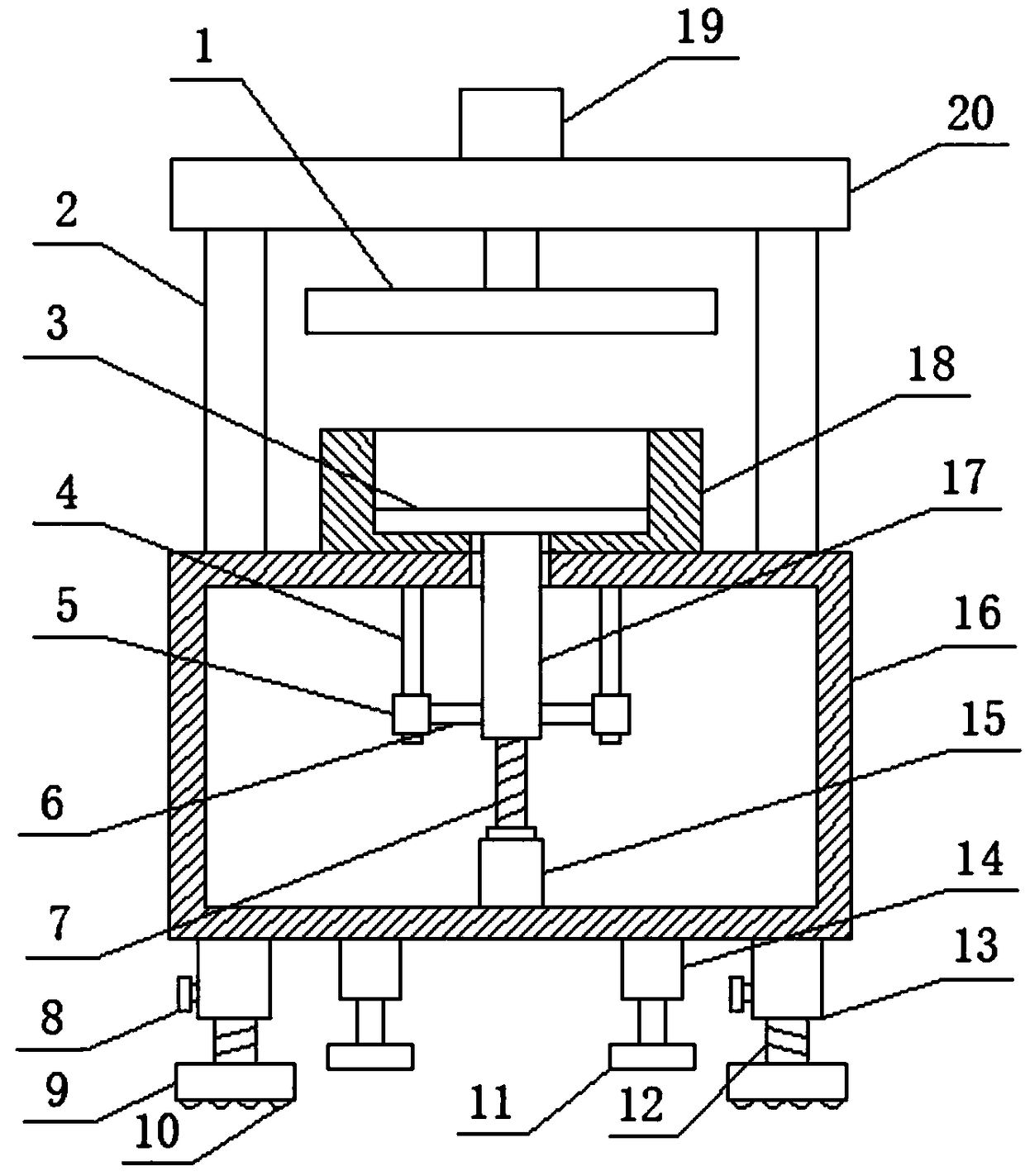 Concrete precast block mold with self-cleaning function