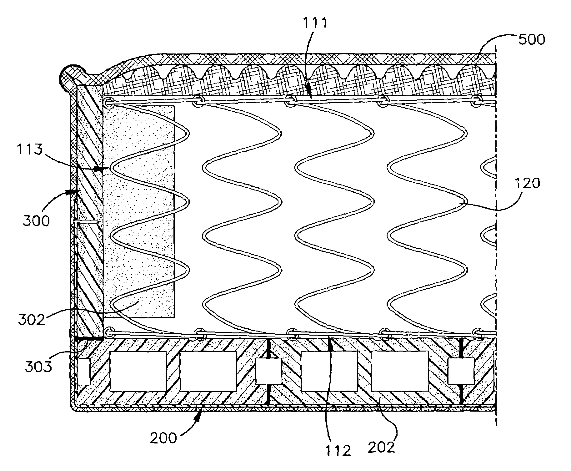 Unitized thermoplastic foam structures