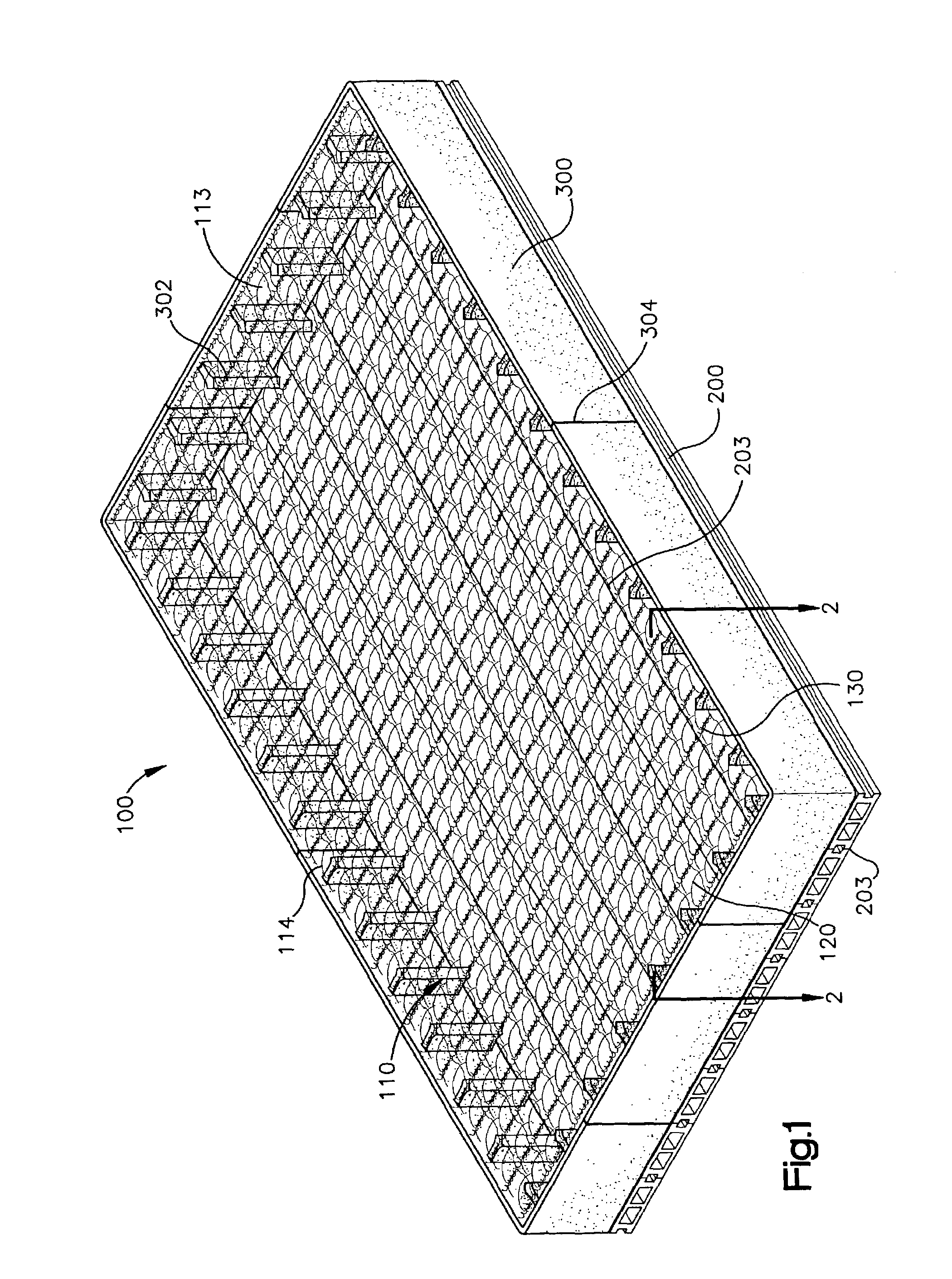 Unitized thermoplastic foam structures