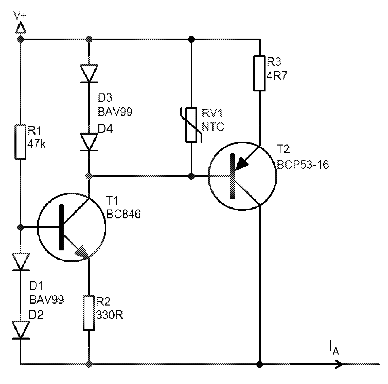 Power source with overload protection