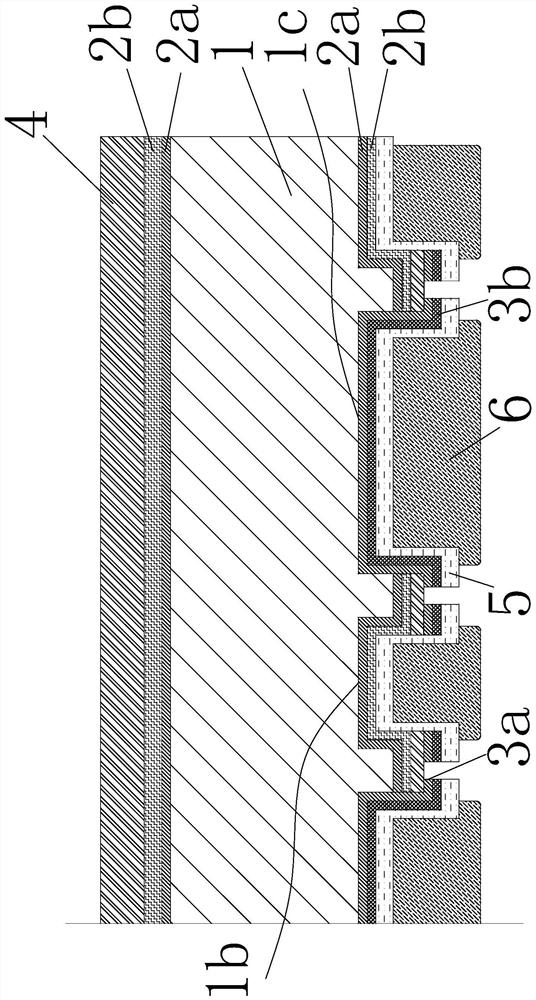 Back contact heterojunction solar cell capable of improving insulation isolation effect and manufacturing method thereof