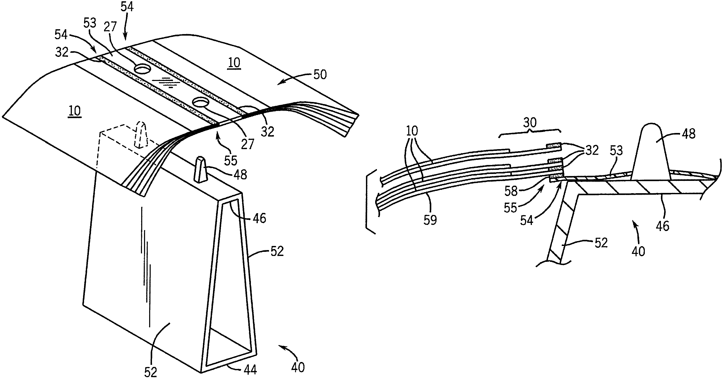 Deli bag with adhesive strip