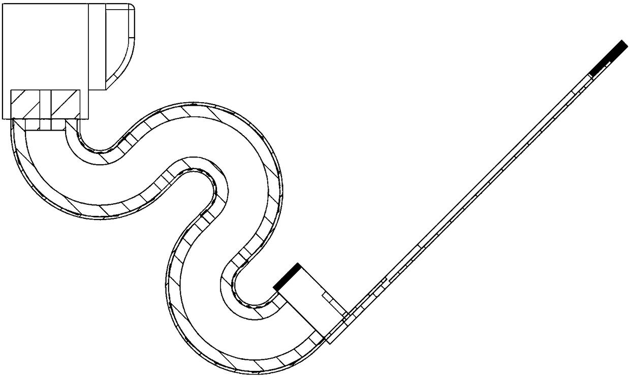 A frog-like swimming leg employing an underactuated series software aerodynamic bending module