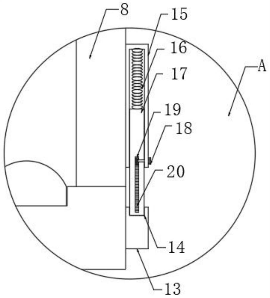 Motorcycle goods shelf with buffering mechanism