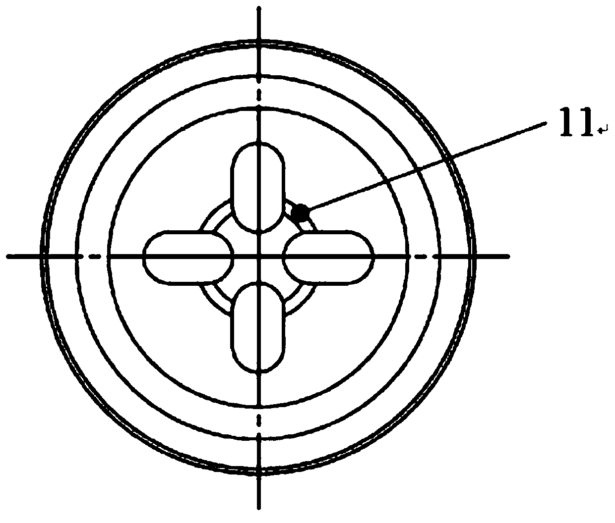 A large flow high pressure variable pump oil inlet valve