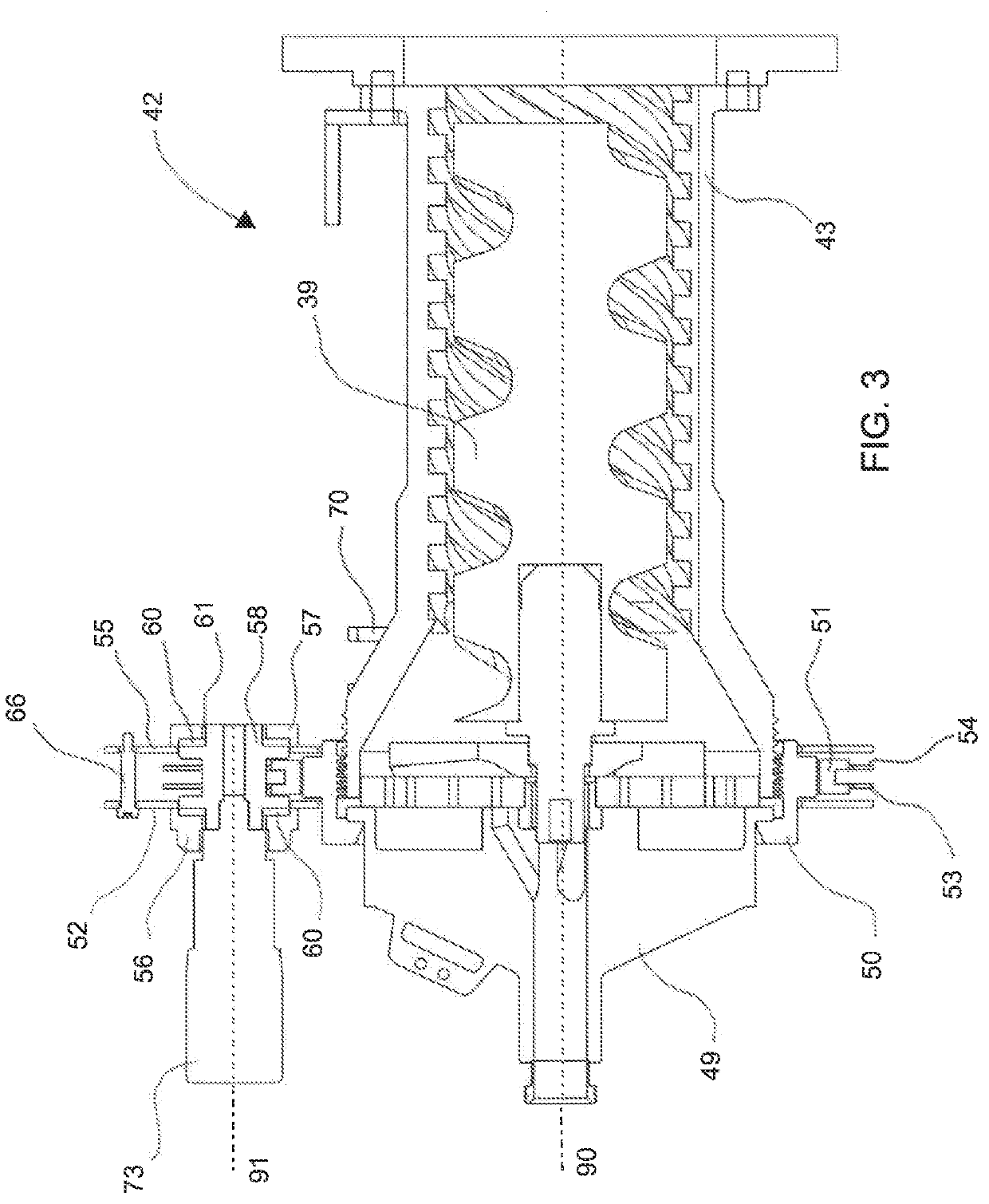 Mounting ring installation system for a meat grinding system