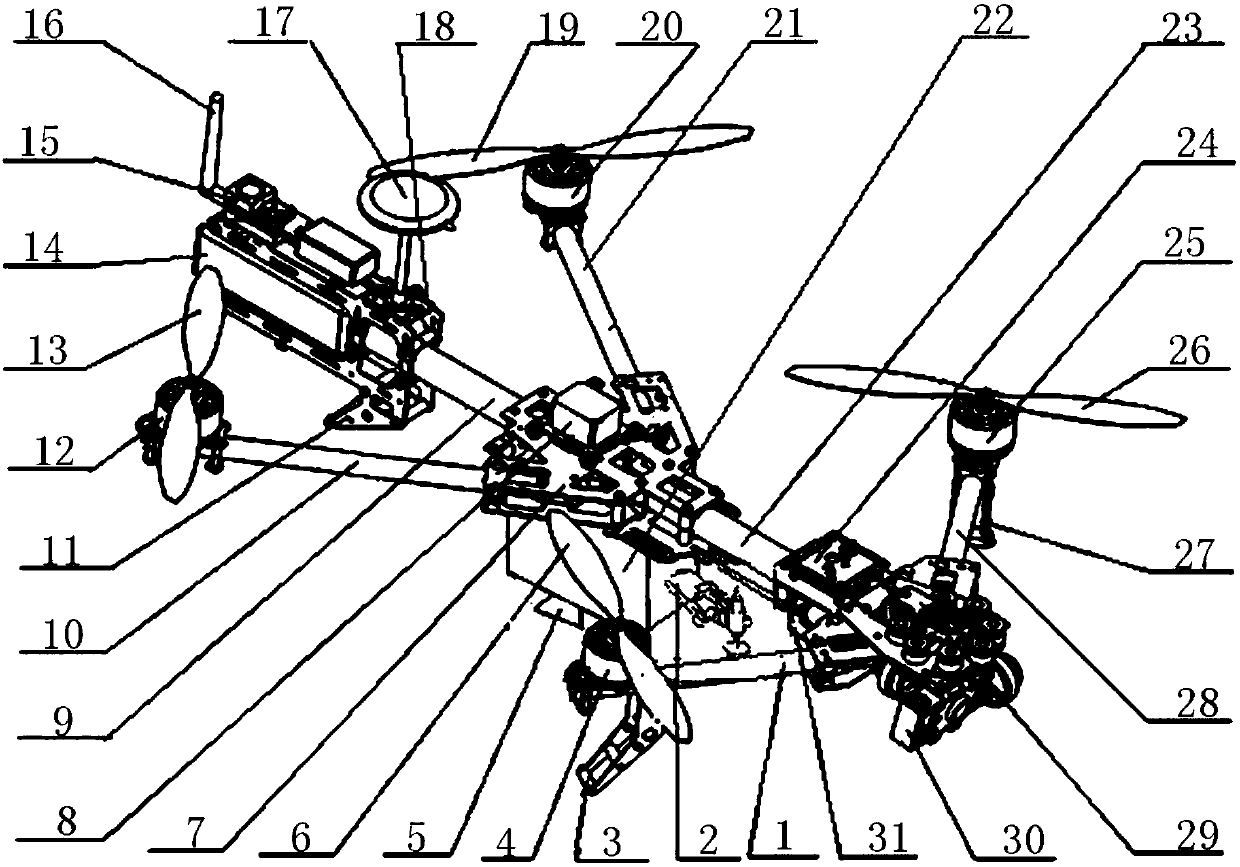 Photovoltaic panel monitoring and cleaning aerial robot system and photovoltaic panel cleaning method